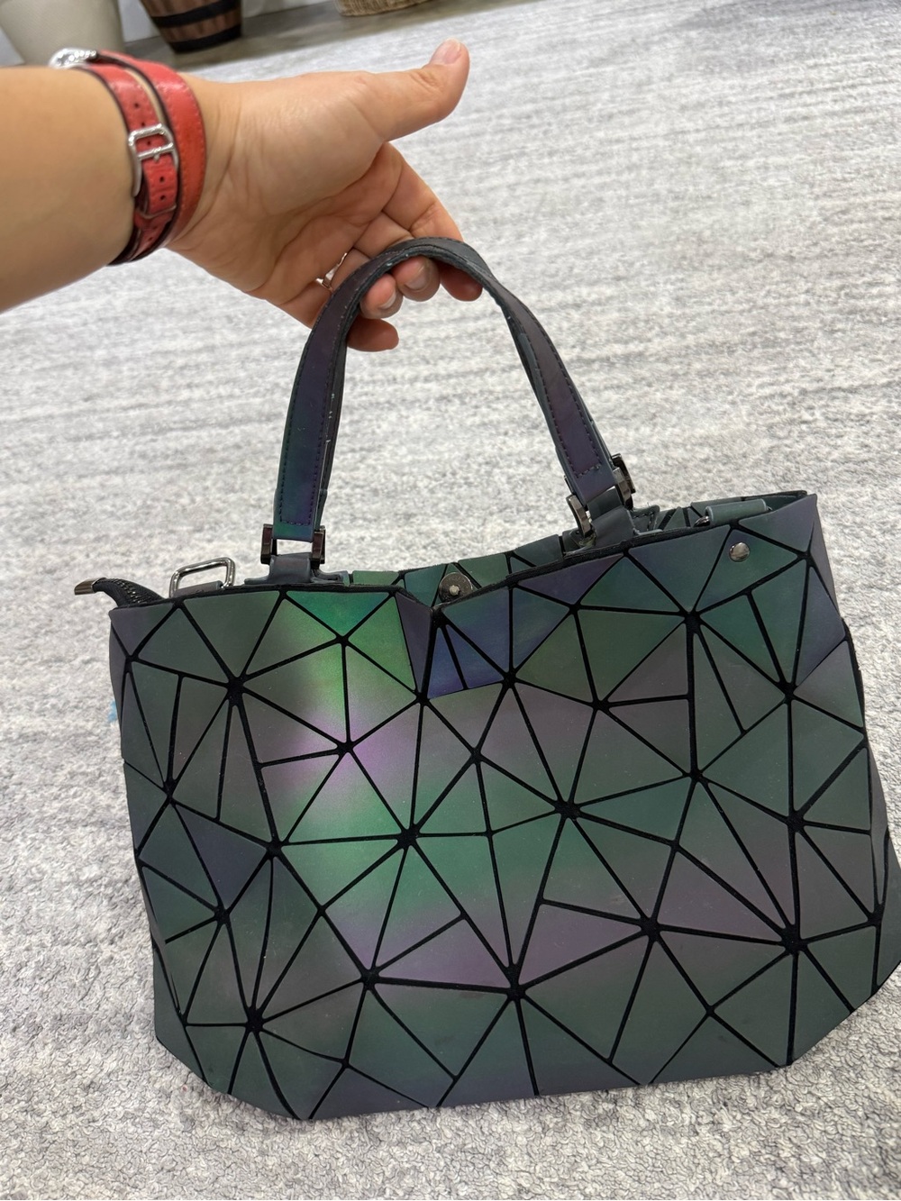 Issey Miyake  Geometric Tote